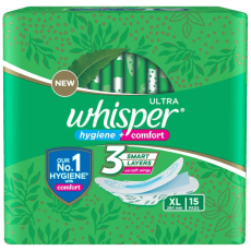 Whisper Sanitary Pads - XL Wings